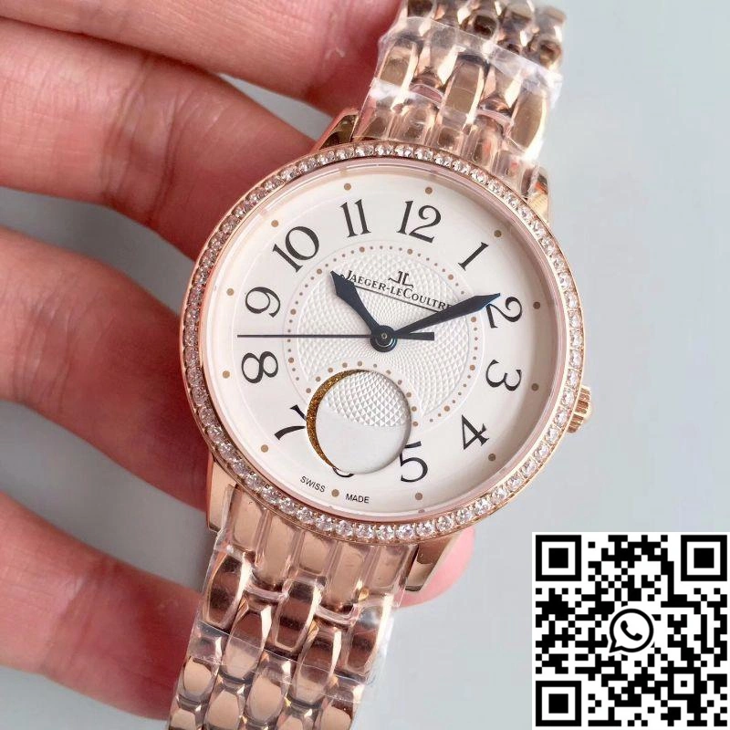 Jaeger-LeCoultre Rendez-Vous 3612420 Rose Gold Case White Dial