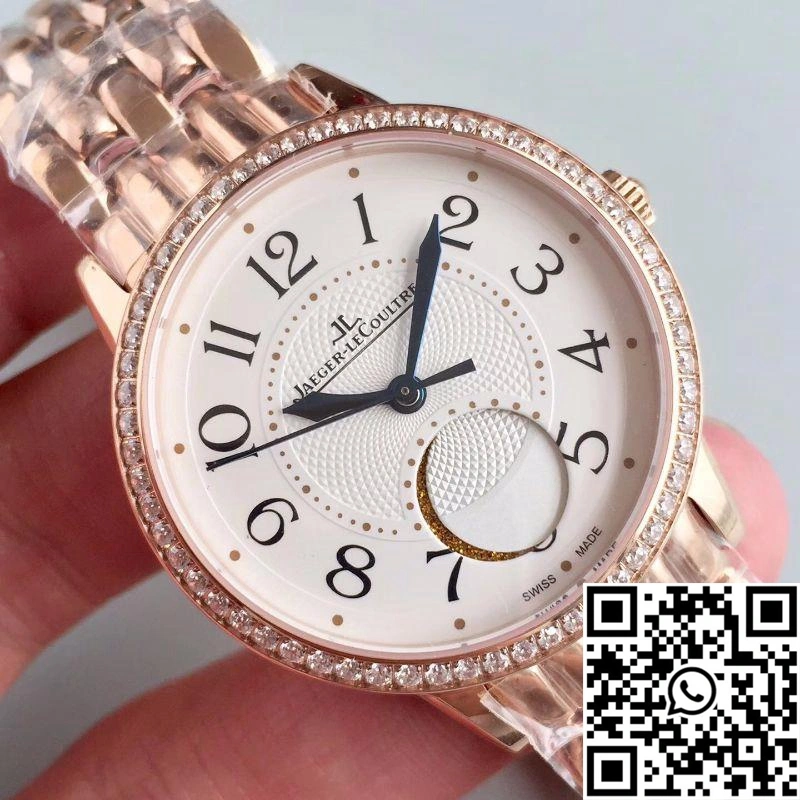 Jaeger-LeCoultre Rendez-Vous 3612420 Rose Gold Case White Dial