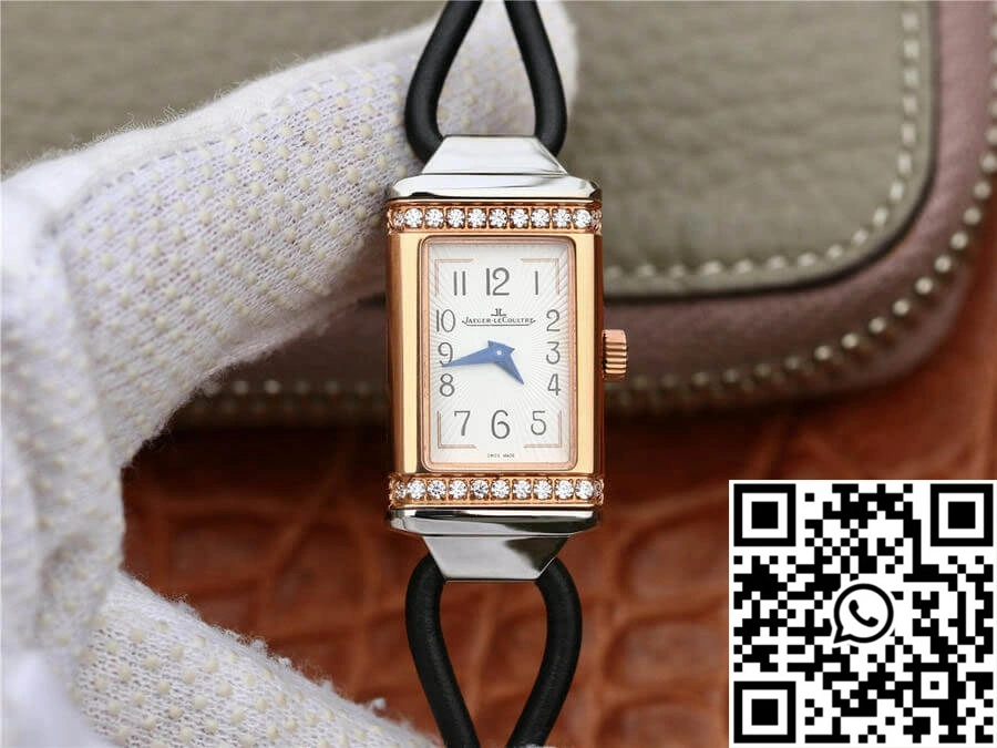 Jaeger-LeCoultre Reverso 3264520 MG Factory Diamond White Dial