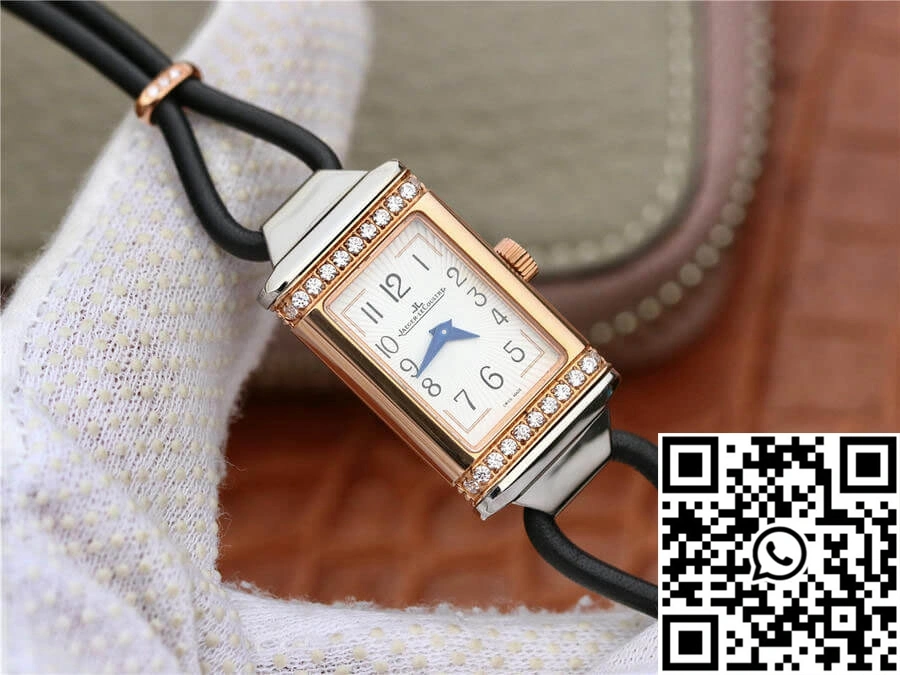 Jaeger-LeCoultre Reverso 3264520 MG Factory Diamond White Dial