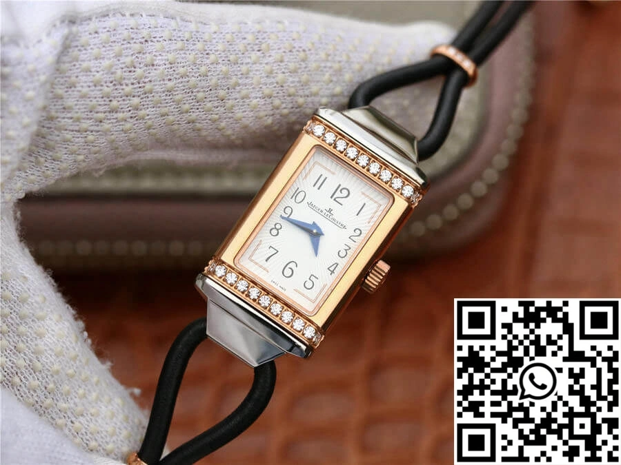 Jaeger-LeCoultre Reverso 3264520 MG Factory Diamond White Dial