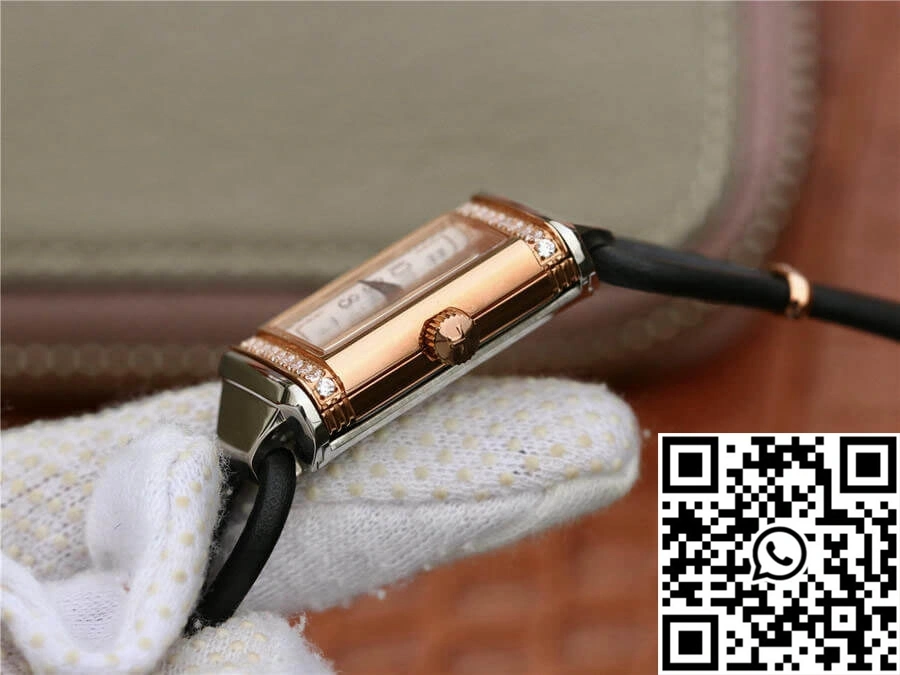 Jaeger-LeCoultre Reverso 3264520 MG Factory Diamond White Dial