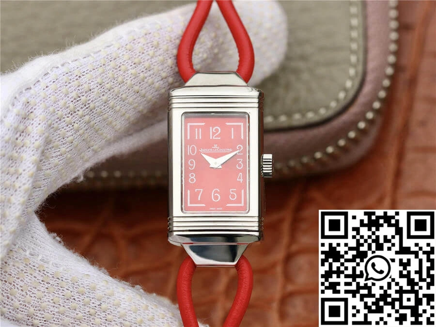 Jaeger-LeCoultre Reverso 3268560 MG Factory Stainless Steel Red Dial