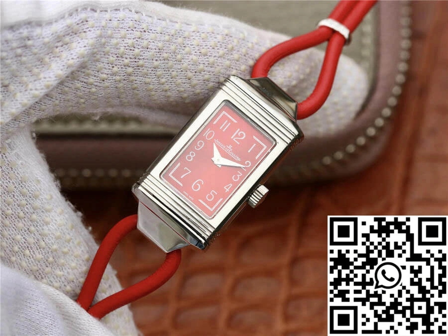 Jaeger-LeCoultre Reverso 3268560 MG Factory Stainless Steel Red Dial