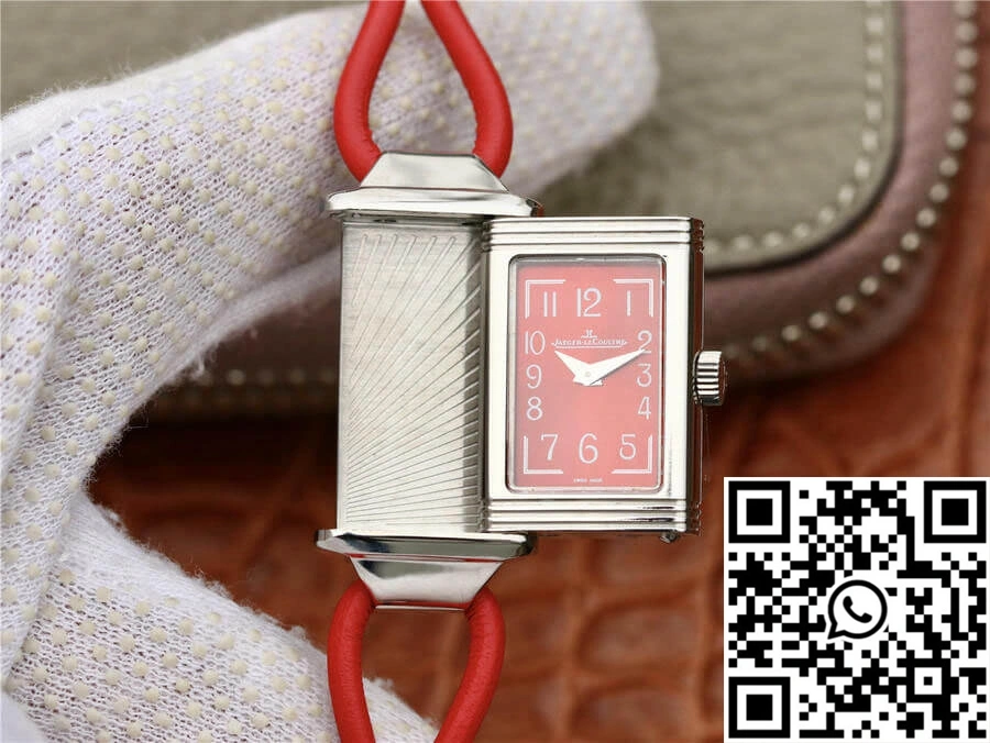 Jaeger-LeCoultre Reverso 3268560 MG Factory Stainless Steel Red Dial