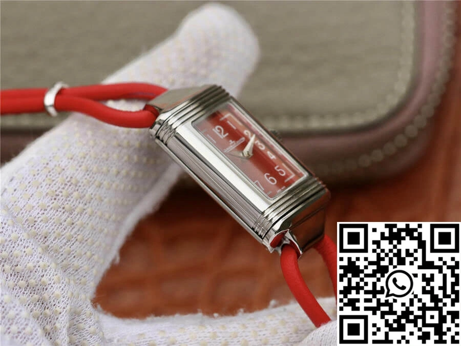 Jaeger-LeCoultre Reverso 3268560 MG Factory Stainless Steel Red Dial
