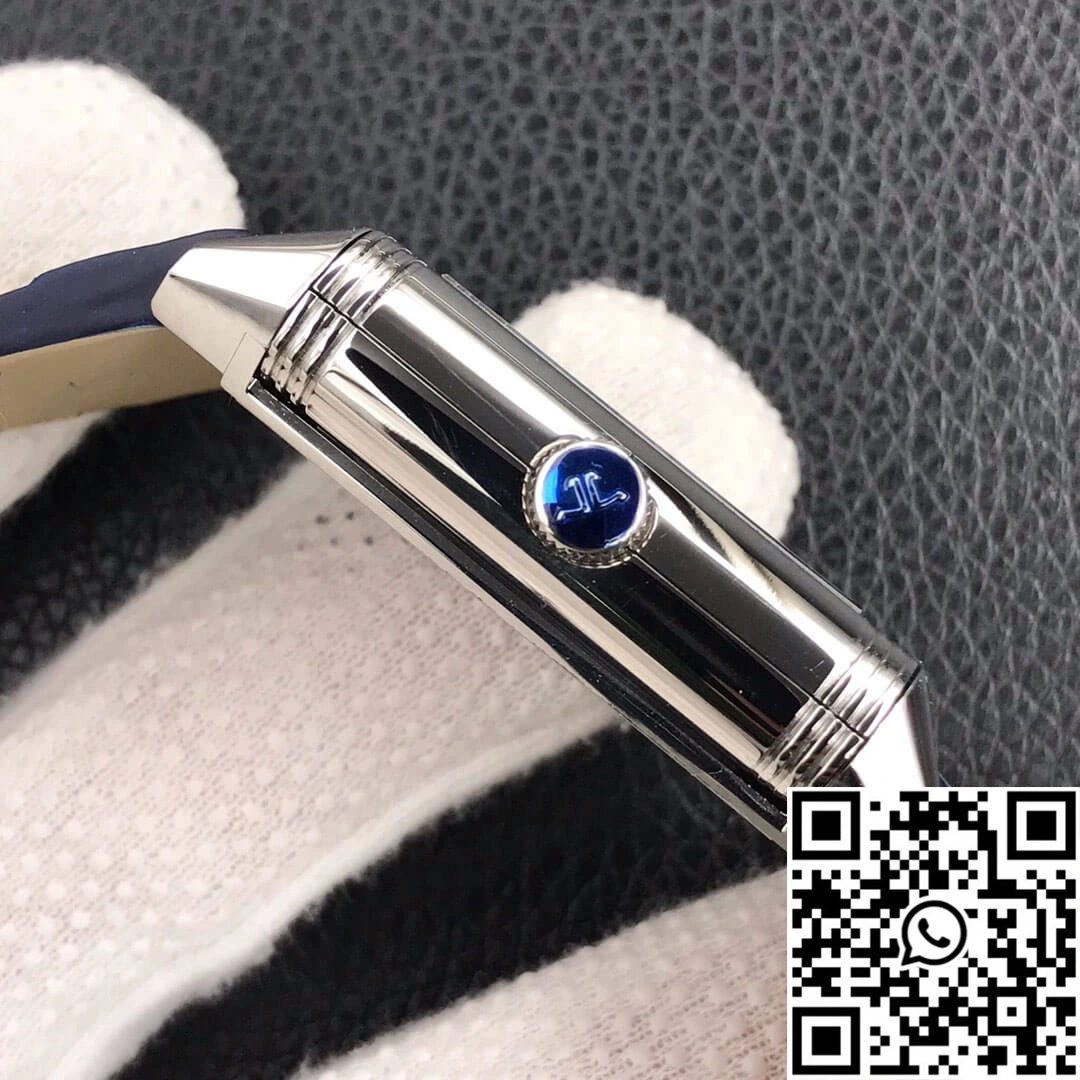 Jaeger LeCoultre Reverso Tribute Double-sided Double Time Zone Flip MG Factory Blue Dial