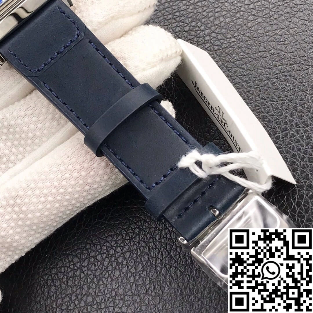 Jaeger LeCoultre Reverso Tribute Double-sided Double Time Zone Flip MG Factory Blue Dial