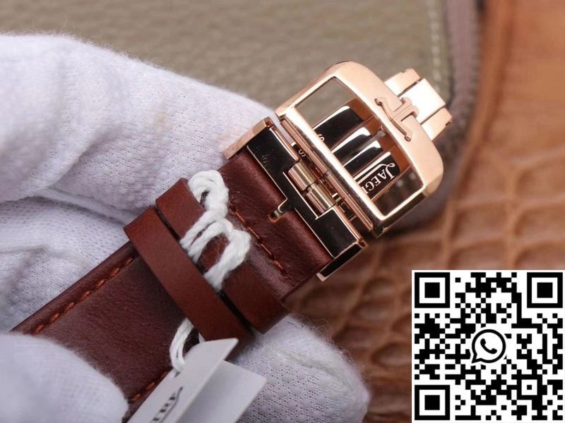 Jaeger LeCoultre Reverso Tribute Double-sided Double Time Zone Flip MG Factory Rose Gold Black Dial