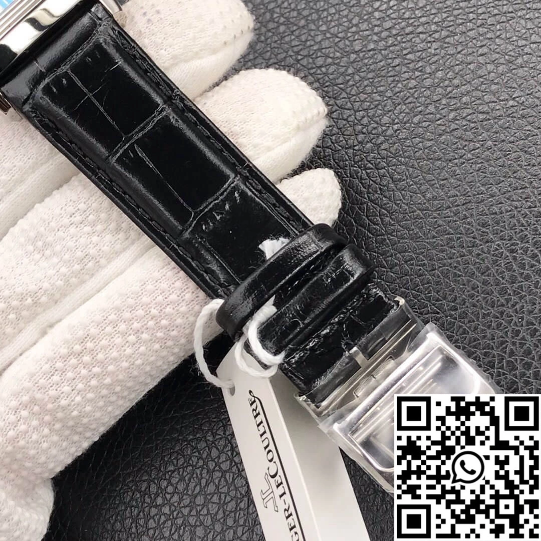 Jaeger LeCoultre Reverso Tribute Double-sided Double Time Zone Flip MG Factory White Dial
