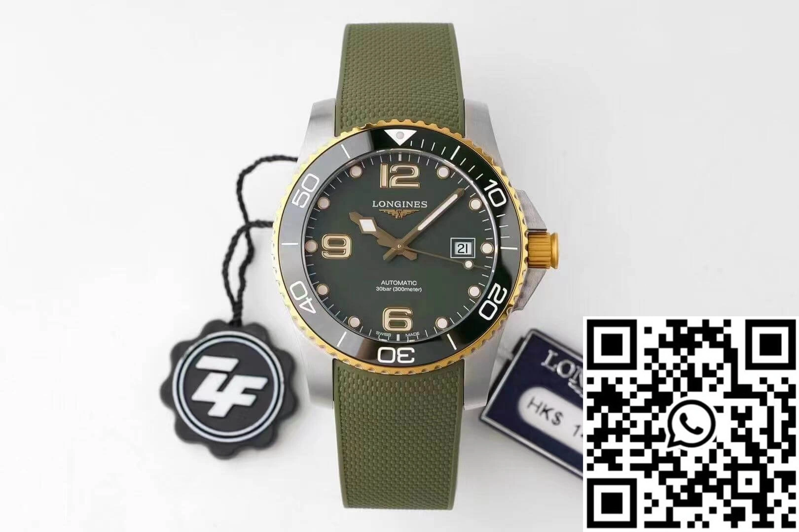 Longines Concas L3.781.3.06.9 ZF Factory Green Dial