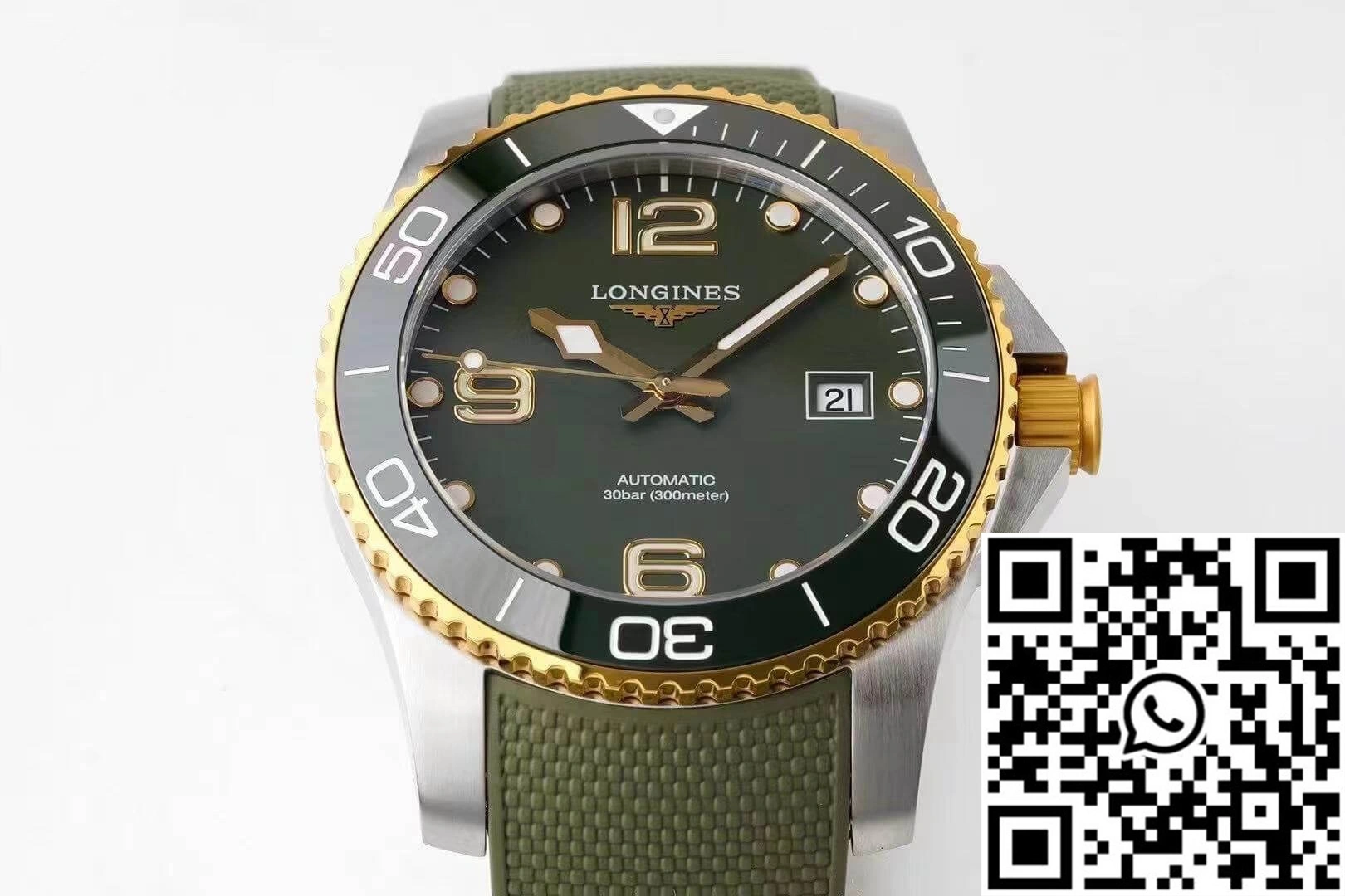 Longines Concas L3.781.3.06.9 ZF Factory Green Dial