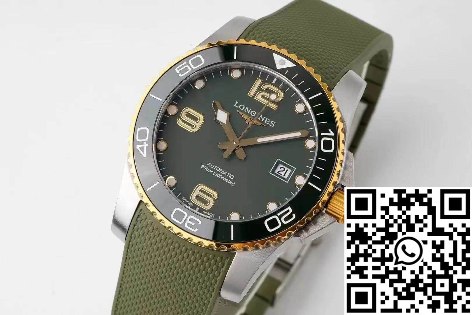 Longines Concas L3.781.3.06.9 ZF Factory Green Dial