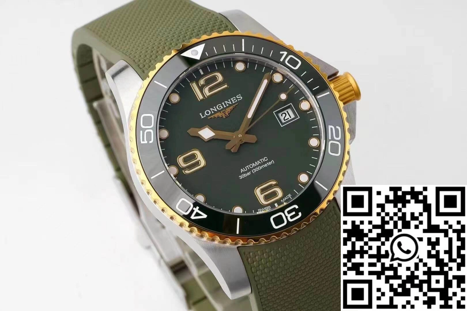 Longines Concas L3.781.3.06.9 ZF Factory Green Dial