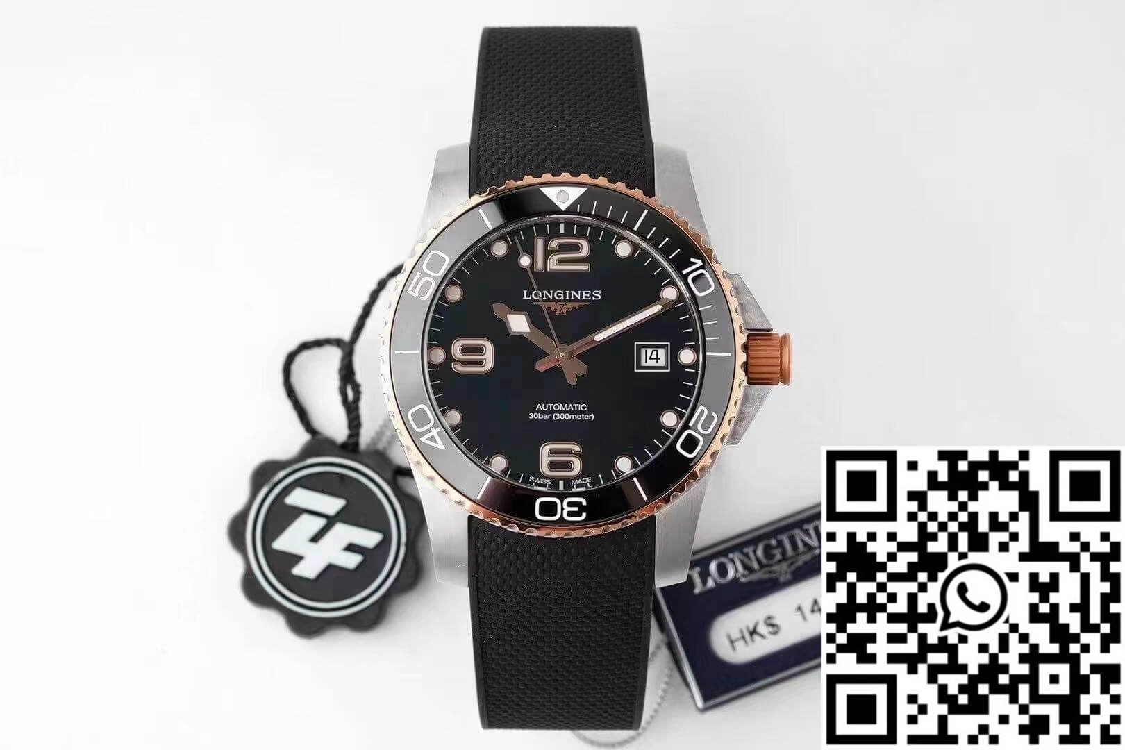 Longines Concas L3.781.3.58.9 ZF Factory Black Dial