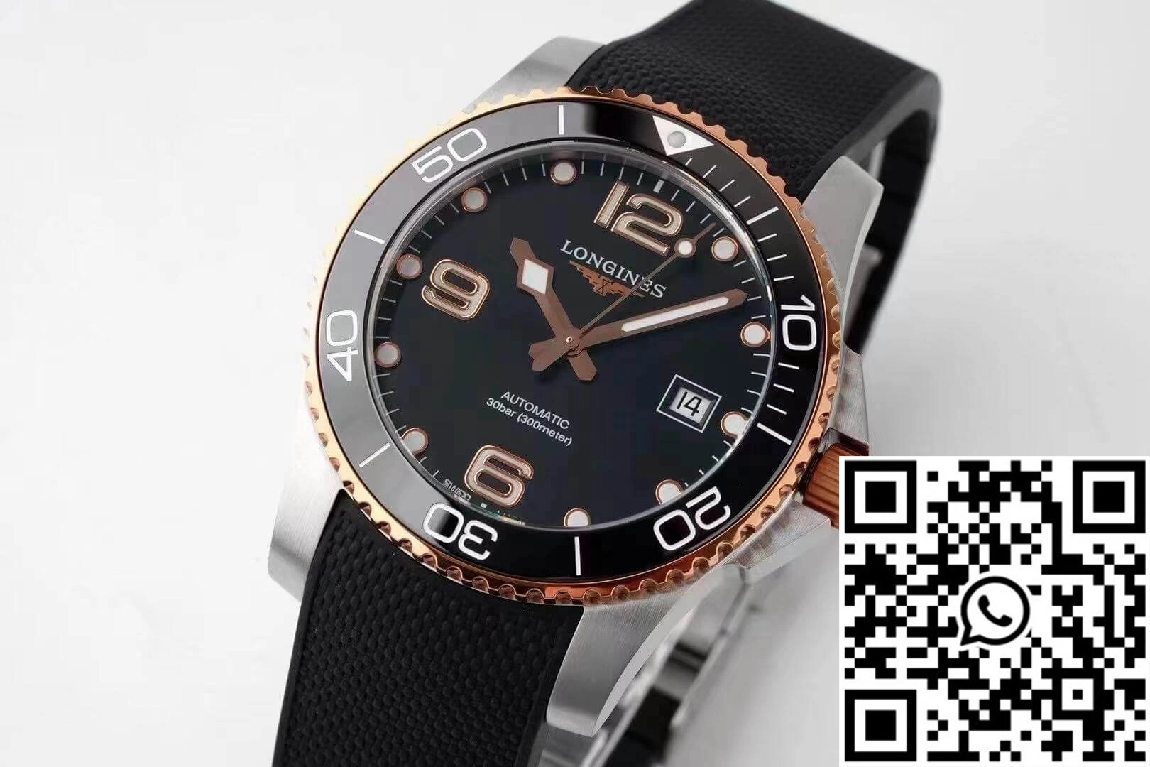 Longines Concas L3.781.3.58.9 ZF Factory Black Dial