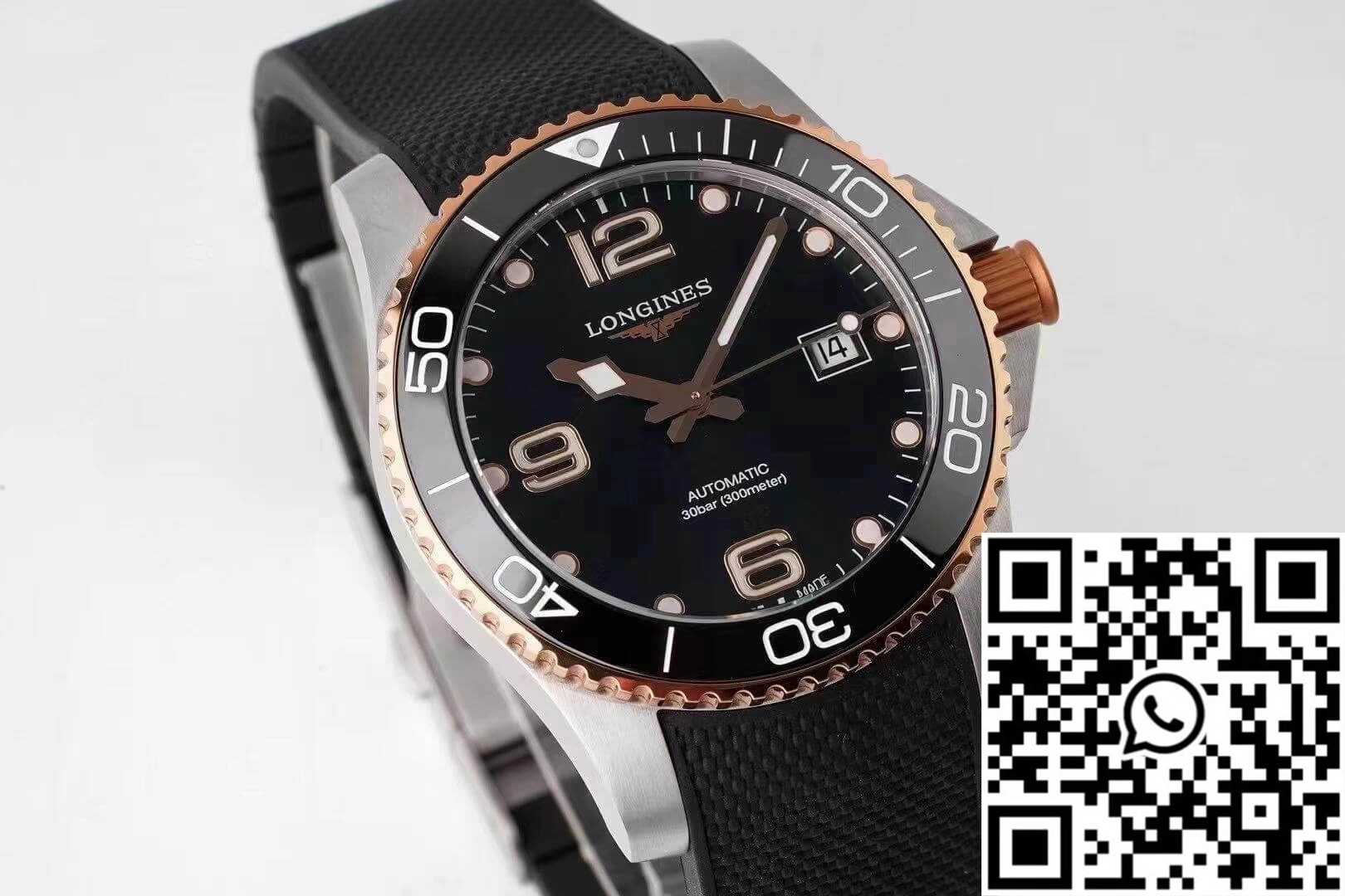 Longines Concas L3.781.3.58.9 ZF Factory Black Dial