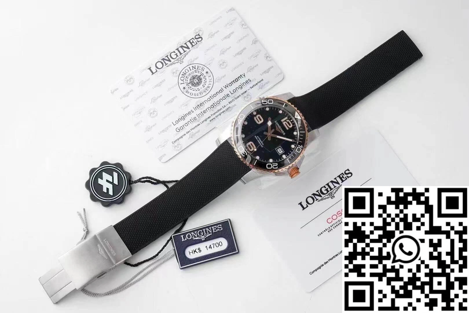 Longines Concas L3.781.3.58.9 ZF Factory Black Dial