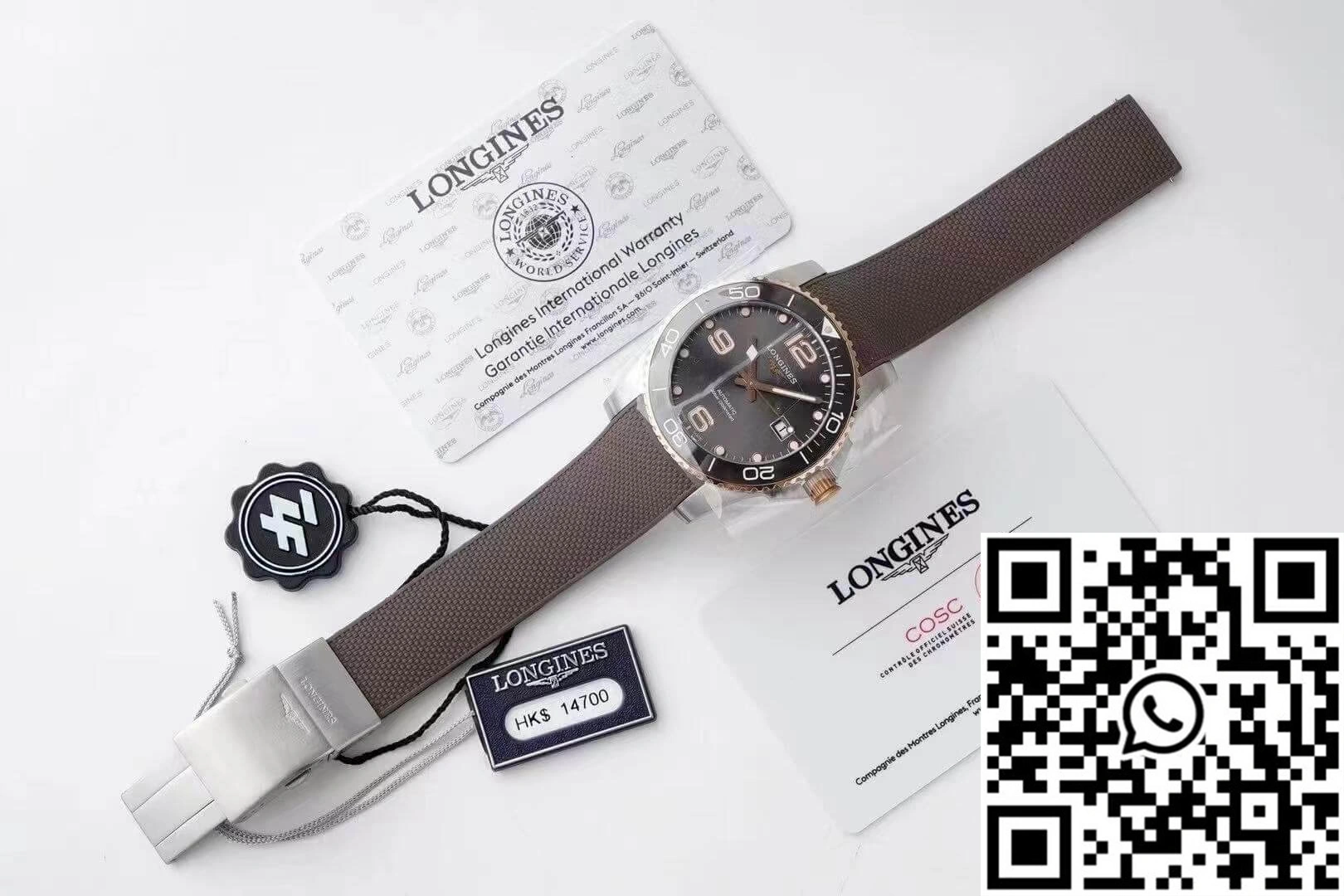 Longines Concas L3.781.3.78.9 ZF Factory Grey Dial