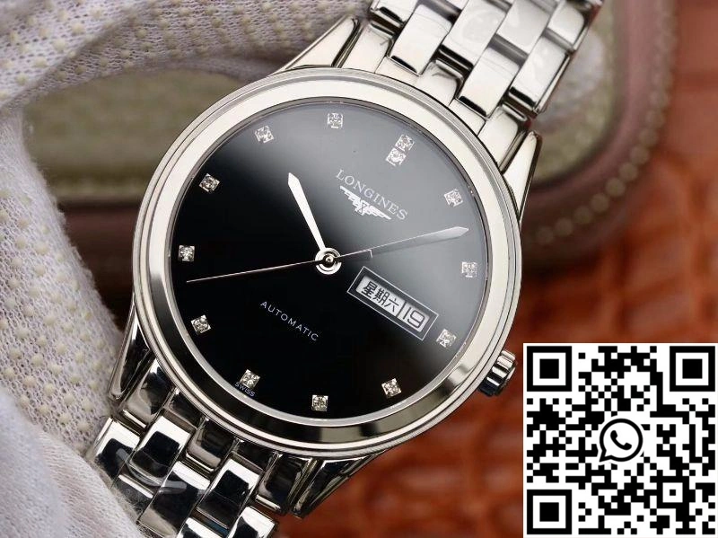 Longines Flagship Double Calendar L4.899.4.12.6 GK Factory Black Dial