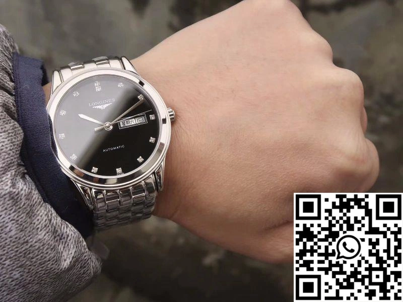Longines Flagship Double Calendar L4.899.4.12.6 GK Factory Black Dial