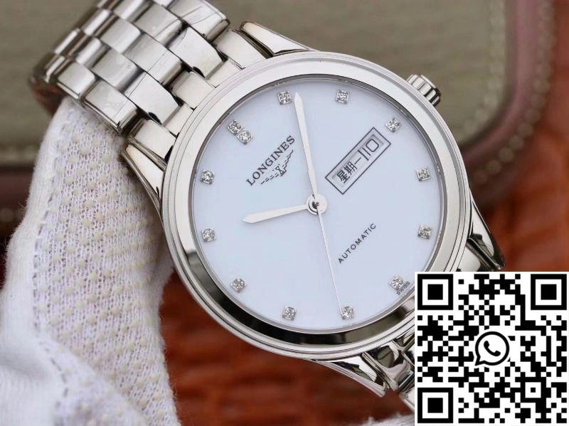 Longines Flagship Double Calendar L4.899.4.12.602 GK Factory White Dial