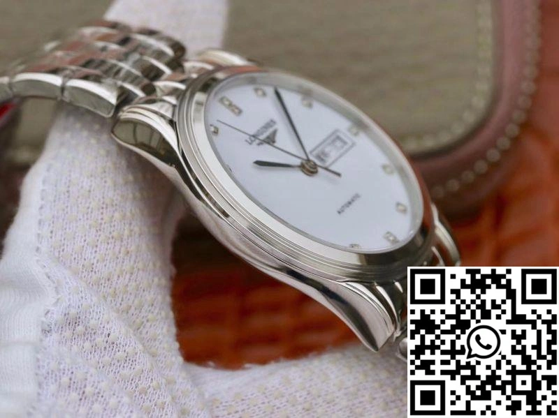 Longines Flagship Double Calendar L4.899.4.12.602 GK Factory White Dial
