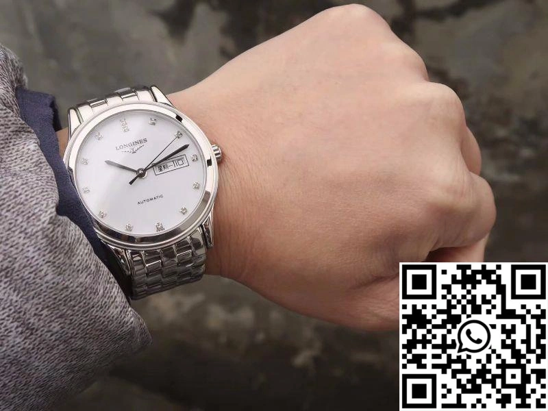Longines Flagship Double Calendar L4.899.4.12.602 GK Factory White Dial