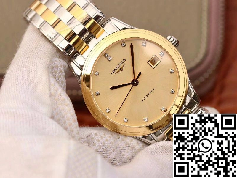 Longines Flagship L4.874.3.37.7 YC Factory Gold Dial