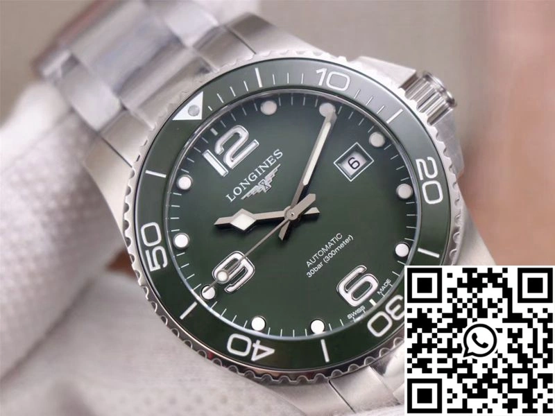 Longines Hydroconquest L3.781.4.06.6 ZF Factory Green Dial