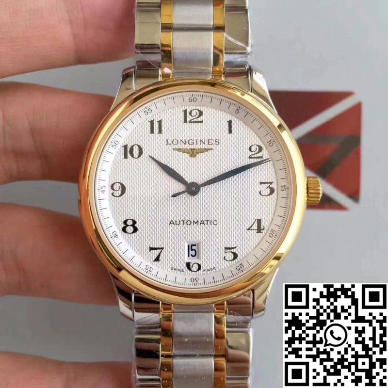 Longines Master Collection KZ Factory White Textured Dial