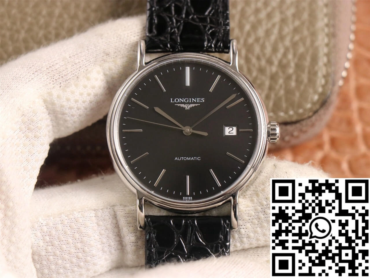 Longines Presence L4.921.4.52.2 KY factory Black Dial