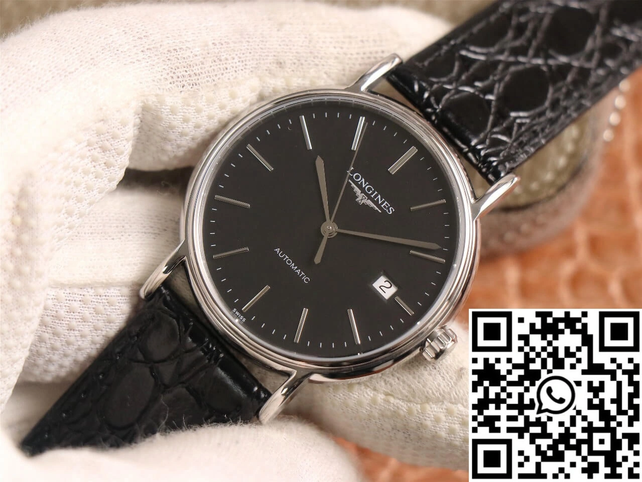 Longines Presence L4.921.4.52.2 KY factory Black Dial