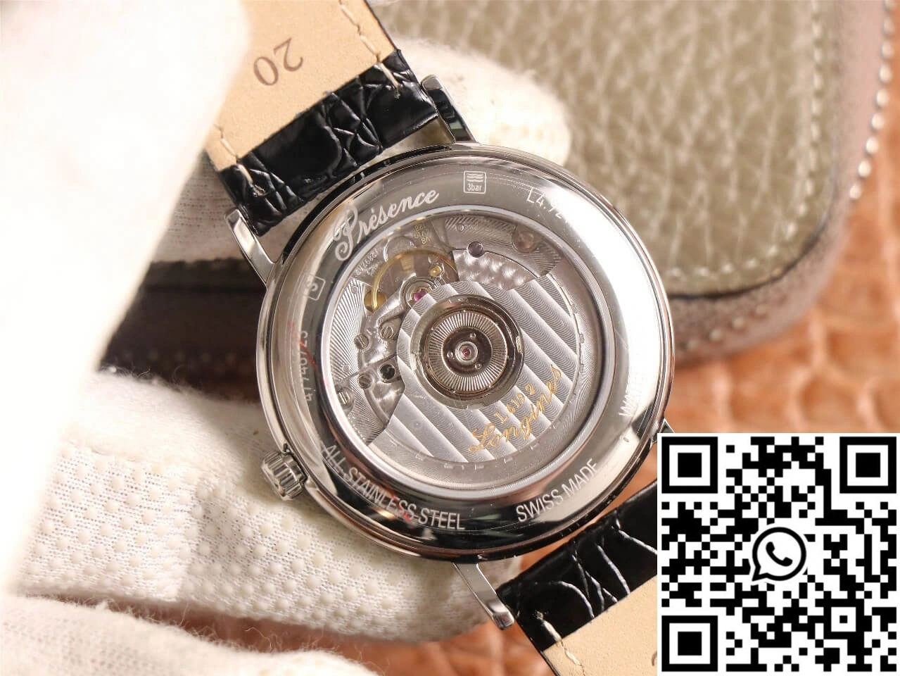 Longines Presence L4.921.4.52.2 KY factory Black Dial