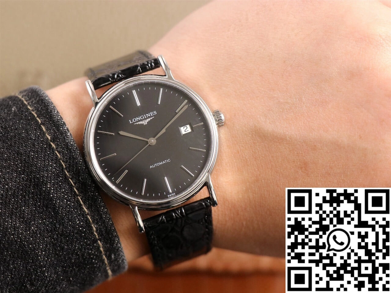 Longines Presence L4.921.4.52.2 KY factory Black Dial