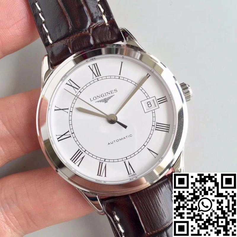 Longines Record L2.820.4.11.2 White Dial