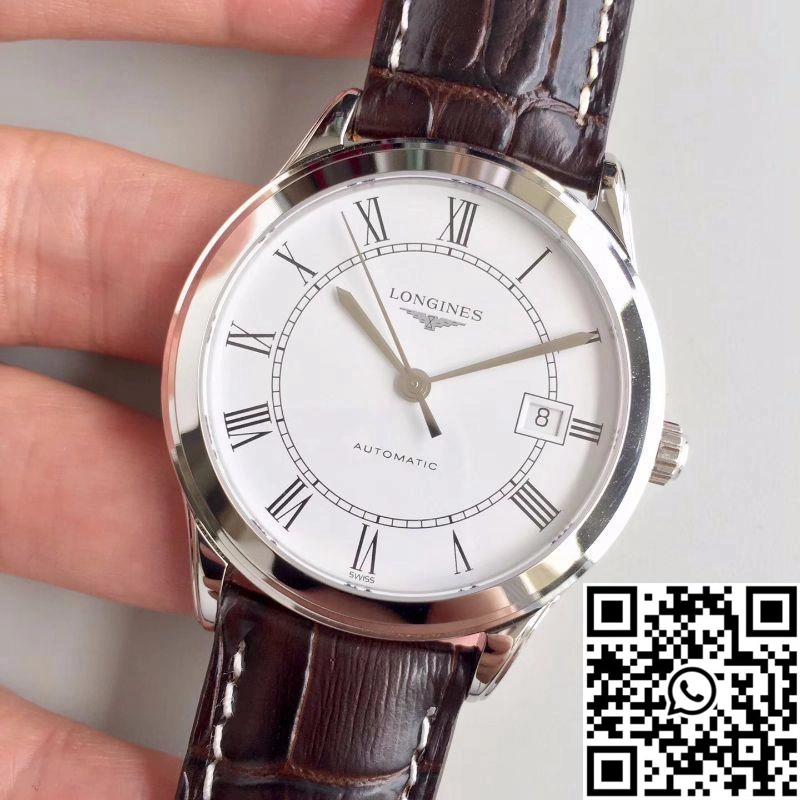 Longines Record L2.820.4.11.2 White Dial