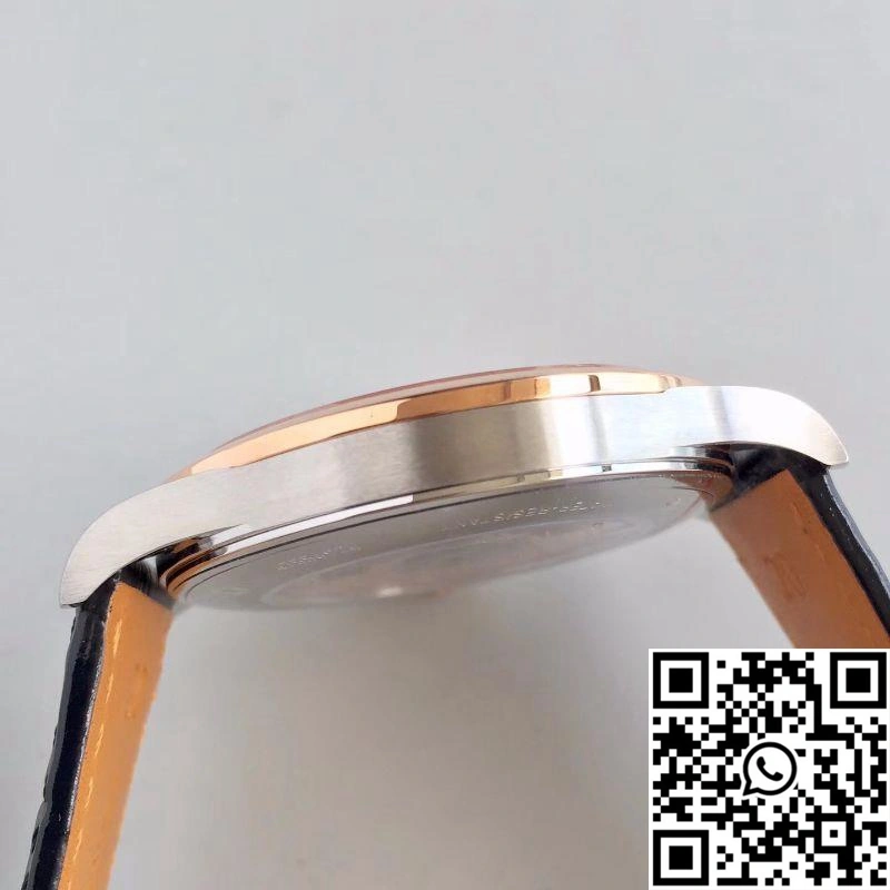 Longines Record L2.820.4.76.2 18K Rose Gold Silver Dial