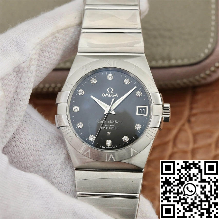Omega Constellation 123.10.38.21.51.001 VS Factory Diamond-set Dial
