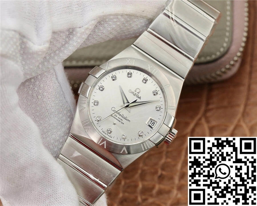 Omega Constellation 123.10.38.21.52.001 VS Factory Silver Dial