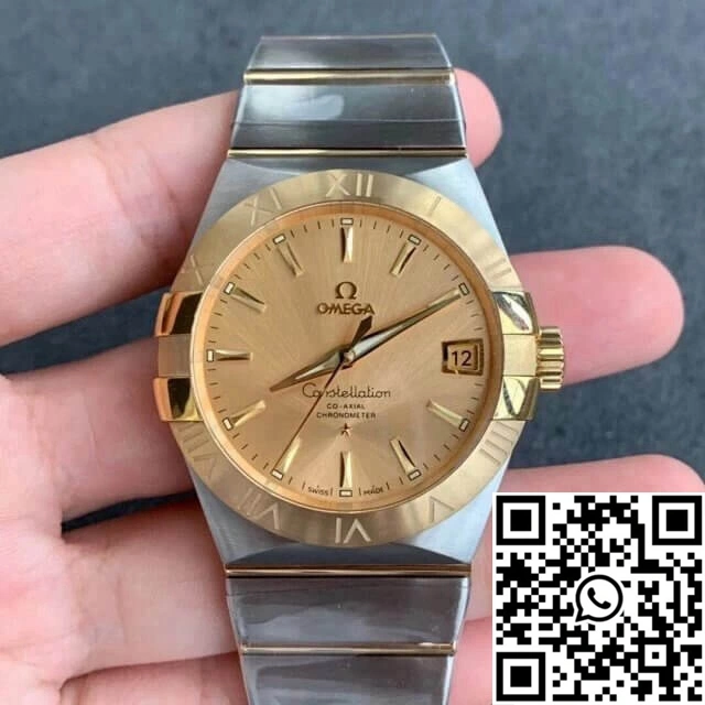 Omega Constellation 123.20.38.21.08.001 VS Factory Yellow Gold