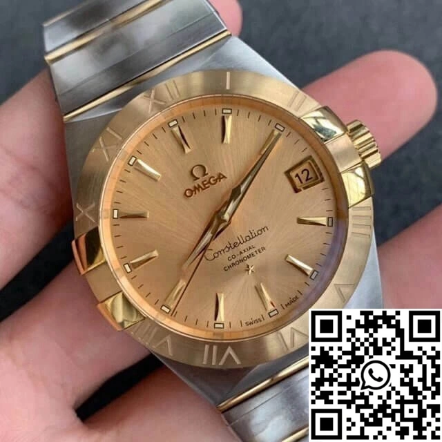 Omega Constellation 123.20.38.21.08.001 VS Factory Yellow Gold
