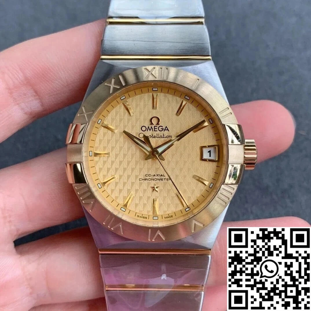 Omega Constellation 123.20.38.21.08.002 VS Factory Champagne Dial