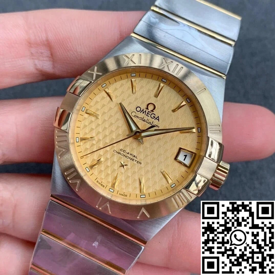 Omega Constellation 123.20.38.21.08.002 VS Factory Champagne Dial