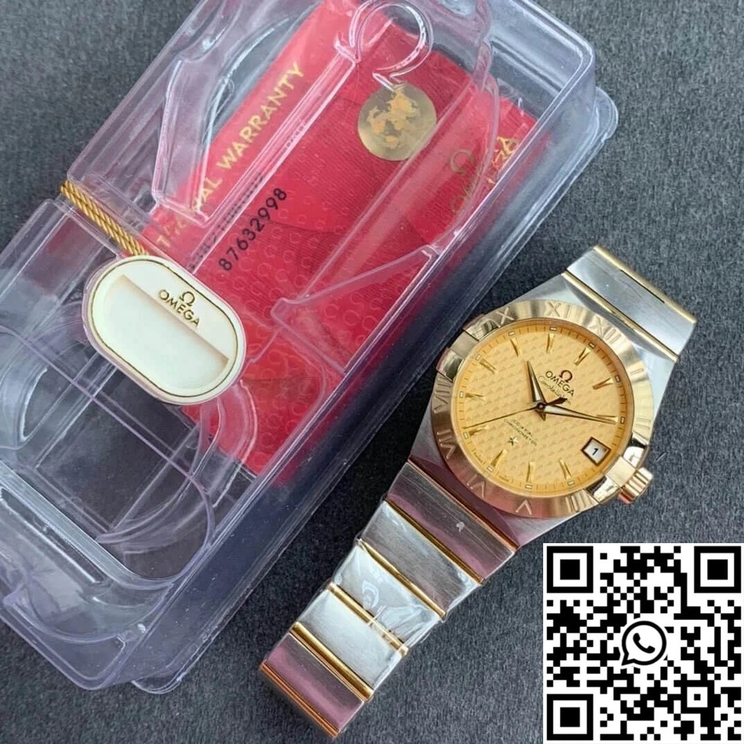 Omega Constellation 123.20.38.21.08.002 VS Factory Champagne Dial
