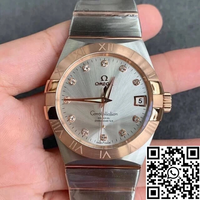 Omega Constellation 123.20.38.21.52.001 VS Factory Diamond-set Dial