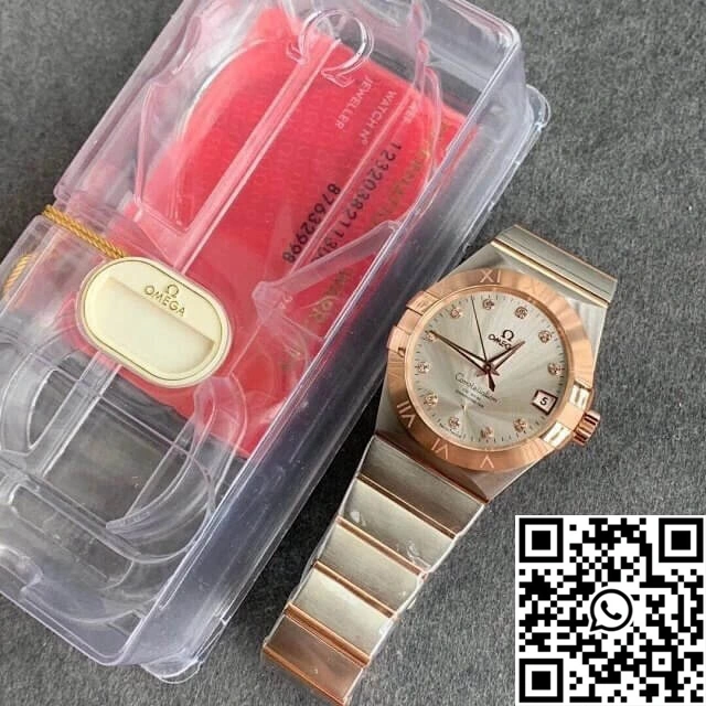 Omega Constellation 123.20.38.21.52.001 VS Factory Diamond-set Dial