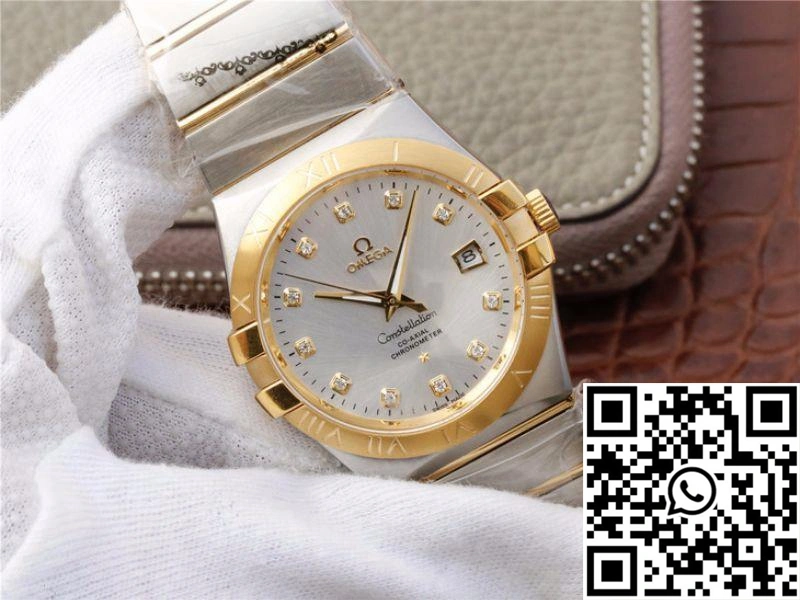 Omega Constellation 123.20.38.21.52.002 V6 Factory White Dial