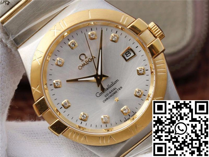 Omega Constellation 123.20.38.21.52.002 V6 Factory White Dial