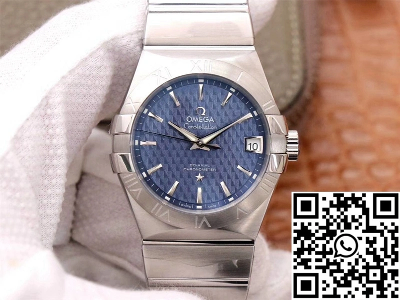 Omega Constellation Co-Axial 38MM 123.10.38.21.03.001 VS Factory Blue Dial